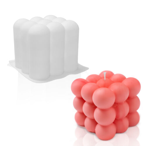 Buborék kocka - gyertya szilikon forma