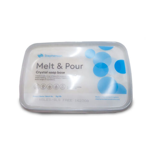 Melt & Pour SLS és SLES mentes fehér szappanalap - 1 kg